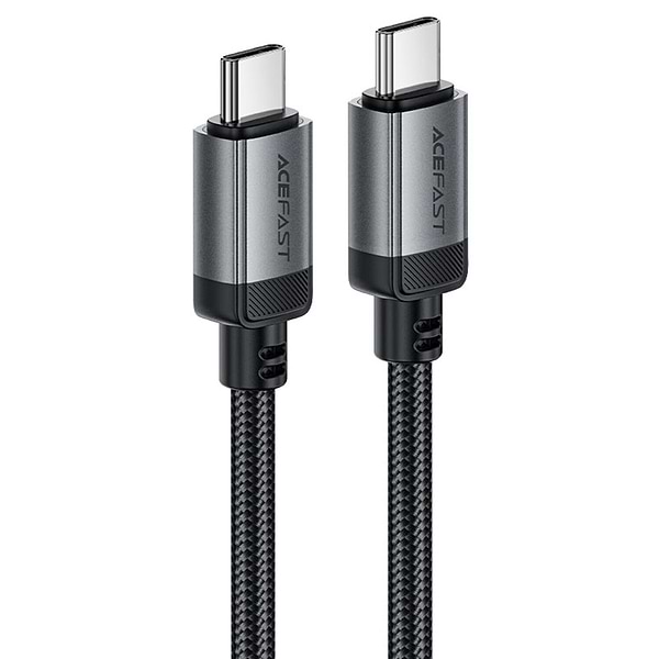 Фото - Кабель синхронизации данных AceFast USB 2.0 USB-C to USB-C, 1.2 м, 3.0A, aluminum alloy Black, C20-03 (6974316283775)