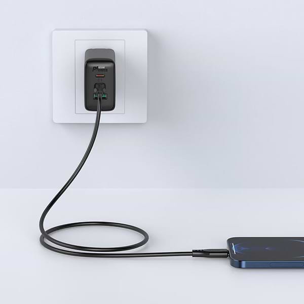 Фото - Кабель синхронизации данных AceFast USB 2.0 USB-C to Lightning, 1,2 м, 3.0A, TPE C3-01 Black (6974316280804)