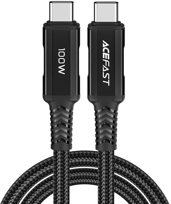 Фото - Кабель синхронизации данных AceFast USB 2.0 USB-C to USB-C, 2 м, 100W, 5.0A, C4-03 (6974316280996)