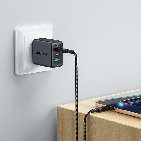 Фото - Кабель синхронизации данных AceFast USB 2.0 USB-C to USB-C, 2 м, 100W, 5.0A, C4-03 (6974316280996)