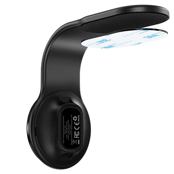 Фото - Автотримач з бездротовою зарядкою AceFast D21 Magnetic wireless Velcro (6974316282907)