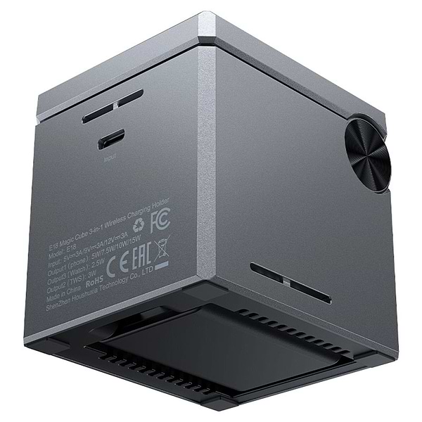 Фото - Беспроводное зарядное устройство AceFast Wireless QI 3in1 15W E18 Rubik's (6974316282884)