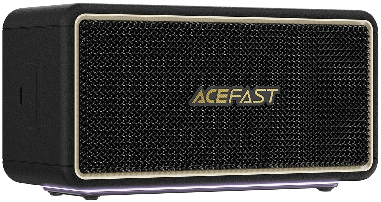 Портативна акустика AceFast K3 Ultra Black (6974316285106)