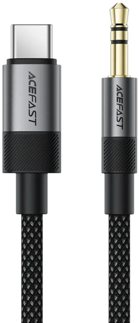 Переходник AceFast USB-C 3.5 mm (F) 15cm audio converter J11 (6974316285274)