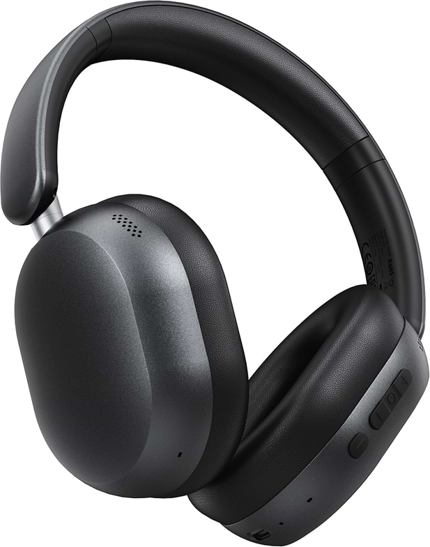 Наушники накладные беспроводные AceFast H12 hybrid ANC, Black (6974316285724)