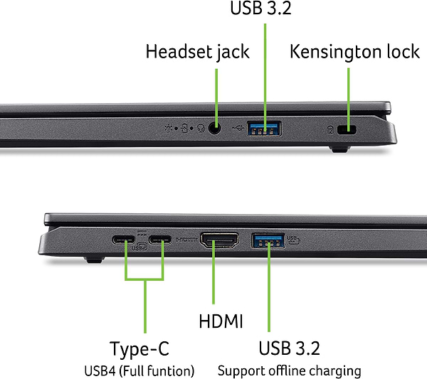 Фото - Ноутбук Acer Aspire 15 A15-61M (NX.JDHEU.005) Steel Gray
