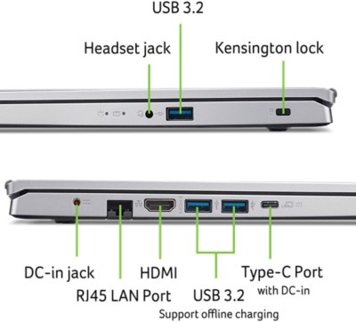 Фото - Ноутбук Acer Aspire 3 A315-44P (NX.KSJEU.00M) Pure Silver