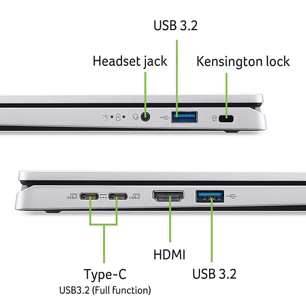 Фото - Ноутбук Acer Aspire Go 14 AG14-71P-5950 (NX.J4QEU.002) Pure Silver