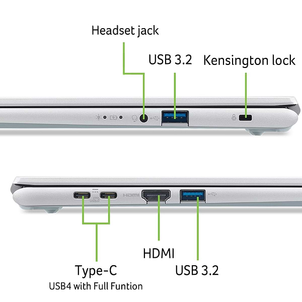 Фото - Ноутбук Acer Aspire Go 14 AG14-72P-50ZH (NX.JSUEU.006) Pure Silver