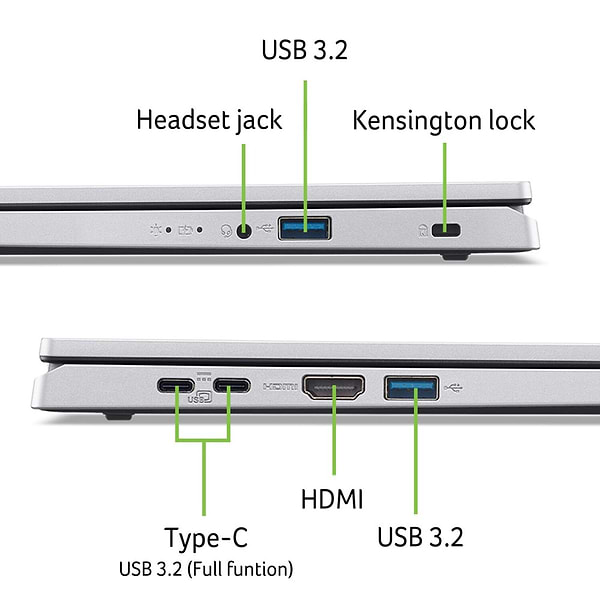Фото - Ноутбук Acer Aspire Go AG15-21P (NX.J8TEU.009) Pure Silver