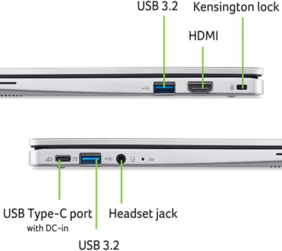 Фото - Ноутбук Acer Chromebook CB311-12H (NX.KX1EU.006) Pure Silver