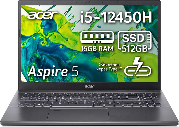 Фото - Ноутбук Acer Aspire 5 A515-57 (NX.KN4EU.00C) Steel Gray Фото - Ноутбук Acer Aspire 5 A515-57 (NX.KN4EU.00C) Steel Gray