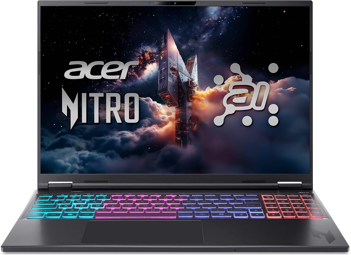 Ноутбук игровой Acer Nitro 16S AI AN16S-61-R1WP (NH.QXVEU.002) Obsidian Black - Фото 1