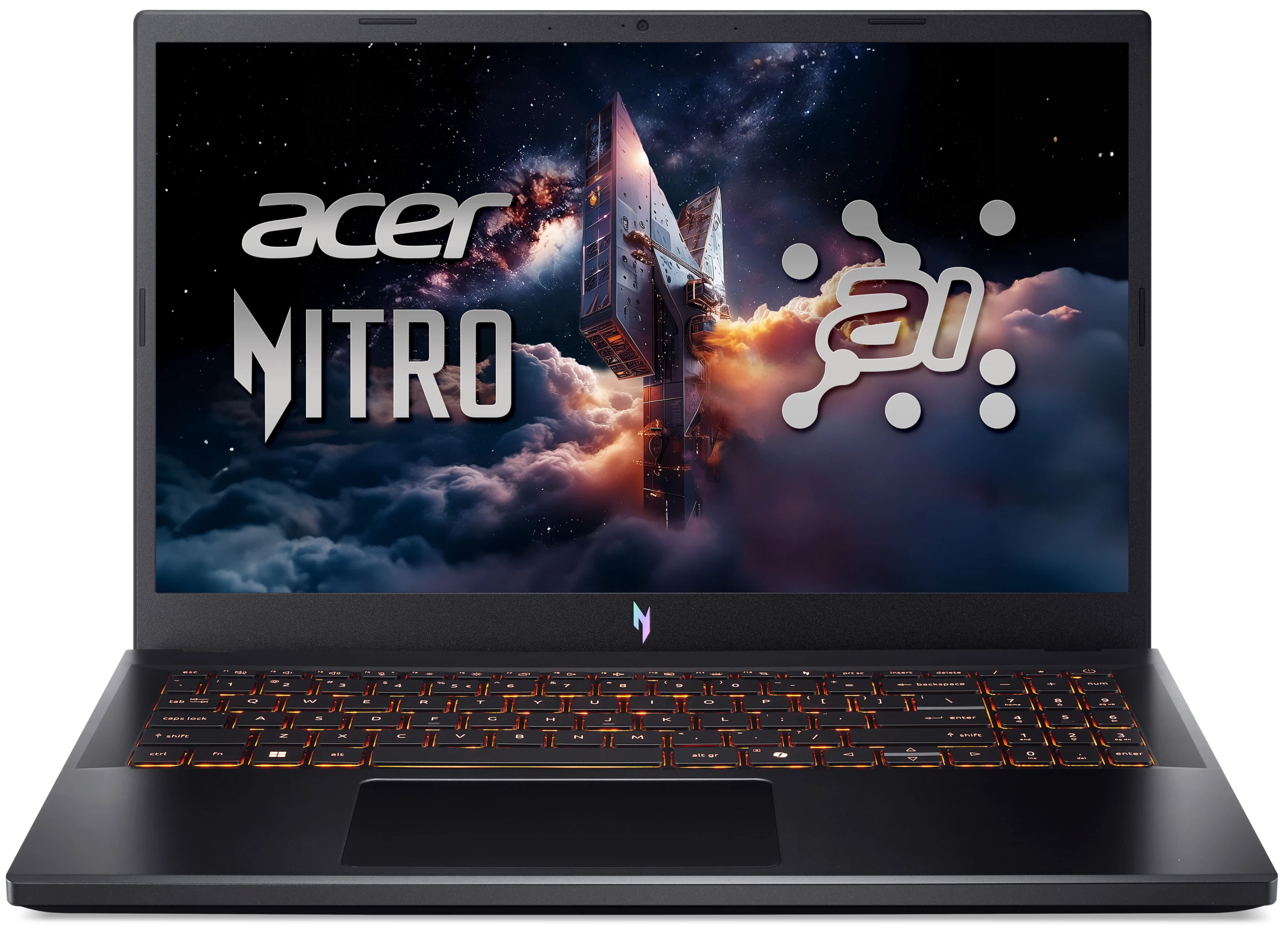 Ноутбук ігровий Acer Nitro V 15 AI ANV15-42 (NH.QV5EU.005) Obsidian black