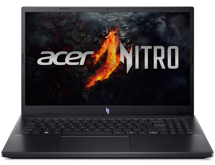 Ноутбук игровой Acer Nitro V 15 ANV15-41-R8HS (NH.QSJEU.00J) Obsidian Black - Фото 1