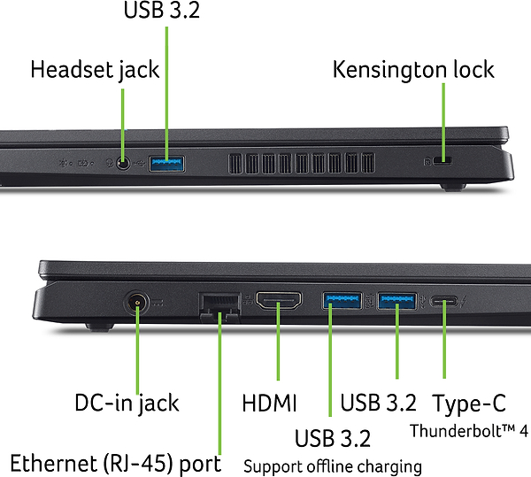 Фото - Ноутбук ігровий Acer Nitro V 15 ANV15-52 (NH.QZ8EU.00D) Obsidian Black