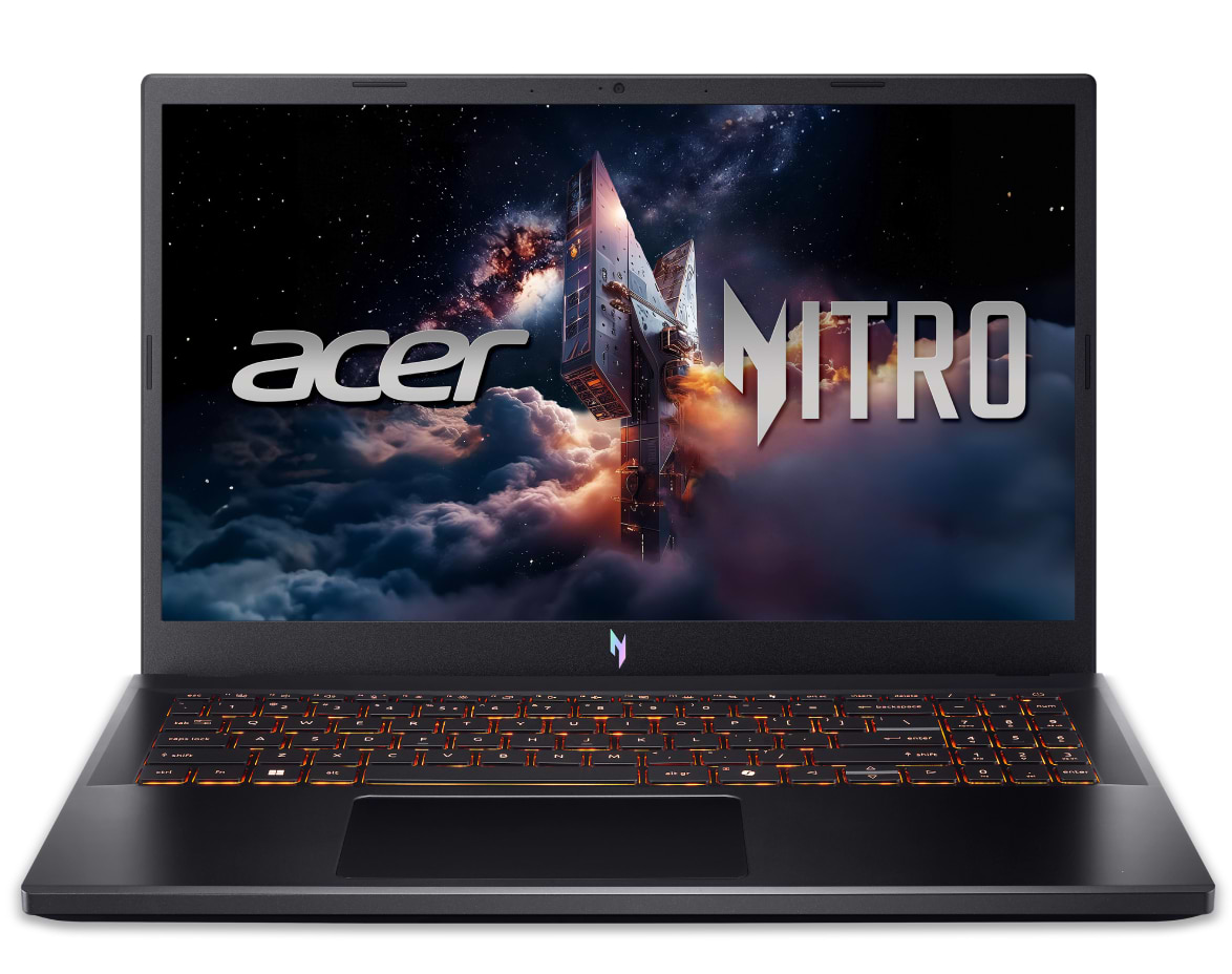 Ноутбук игровой Acer Nitro V 15 ANV15-52-59XN (NH.QZ8EU.00G) Obsidian Black - Фото 1
