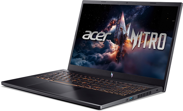 Фото - Ноутбук игровой Acer Nitro V 15 ANV15-52-54VL (NH.QZ8EU.00K) Obsidian Black