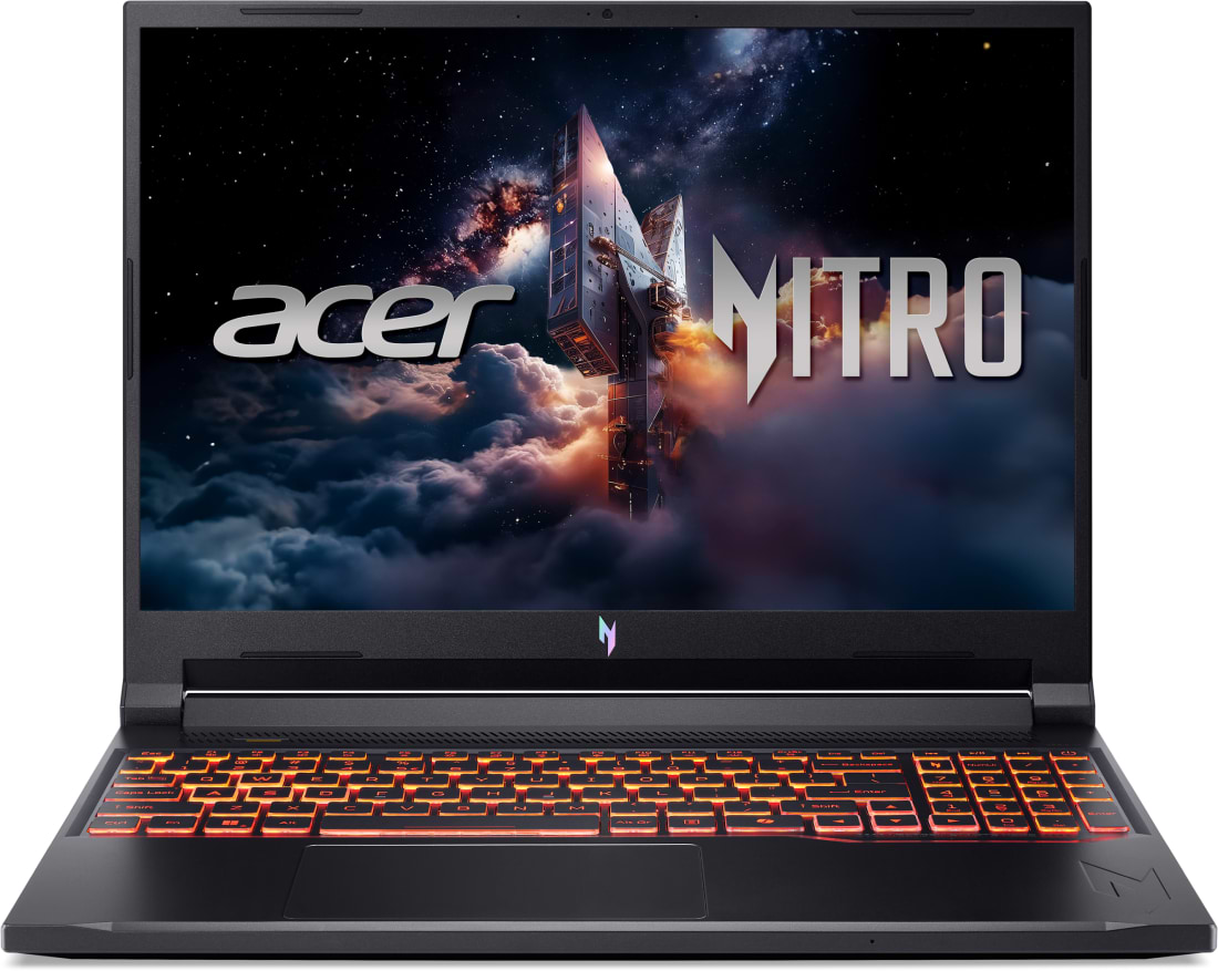 Ноутбук игровой Acer Nitro V 16 ANV16-72-79NG (NH.QUSEU.00E) Obsidian Black