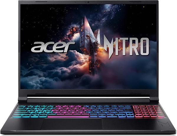 Фото - Ноутбук игровой Acer Nitro V 16S ANV16S-41 (NH.U03EU.008) Obsidian Black Фото - Ноутбук игровой Acer Nitro V 16S ANV16S-41 (NH.U03EU.008) Obsidian Black