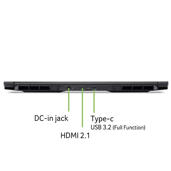 Фото - Ноутбук ігровий Acer Nitro V 16S ANV16S-61 (NH.QXTEU.001) Obsidian Black