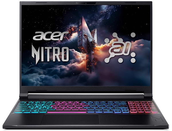 Фото - Ноутбук ігровий Acer Nitro V 16S ANV16S-61 (NH.QXTEU.001) Obsidian Black Фото - Ноутбук ігровий Acer Nitro V 16S ANV16S-61 (NH.QXTEU.001) Obsidian Black