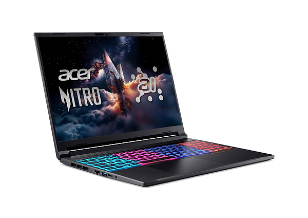 Фото - Ноутбук ігровий Acer Nitro V 16S ANV16S-61 (NH.QXTEU.001) Obsidian Black