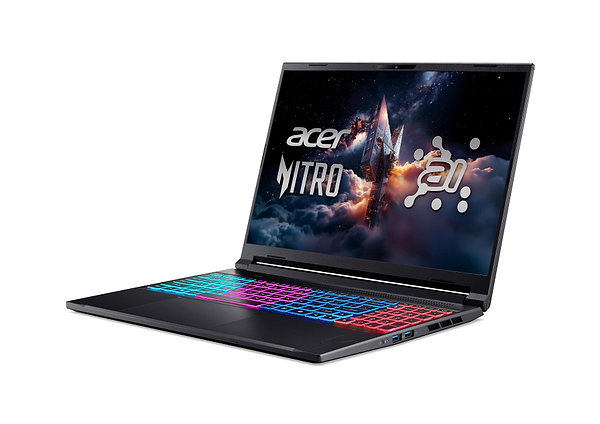 Фото - Ноутбук ігровий Acer Nitro V 16S ANV16S-61 (NH.QXTEU.001) Obsidian Black