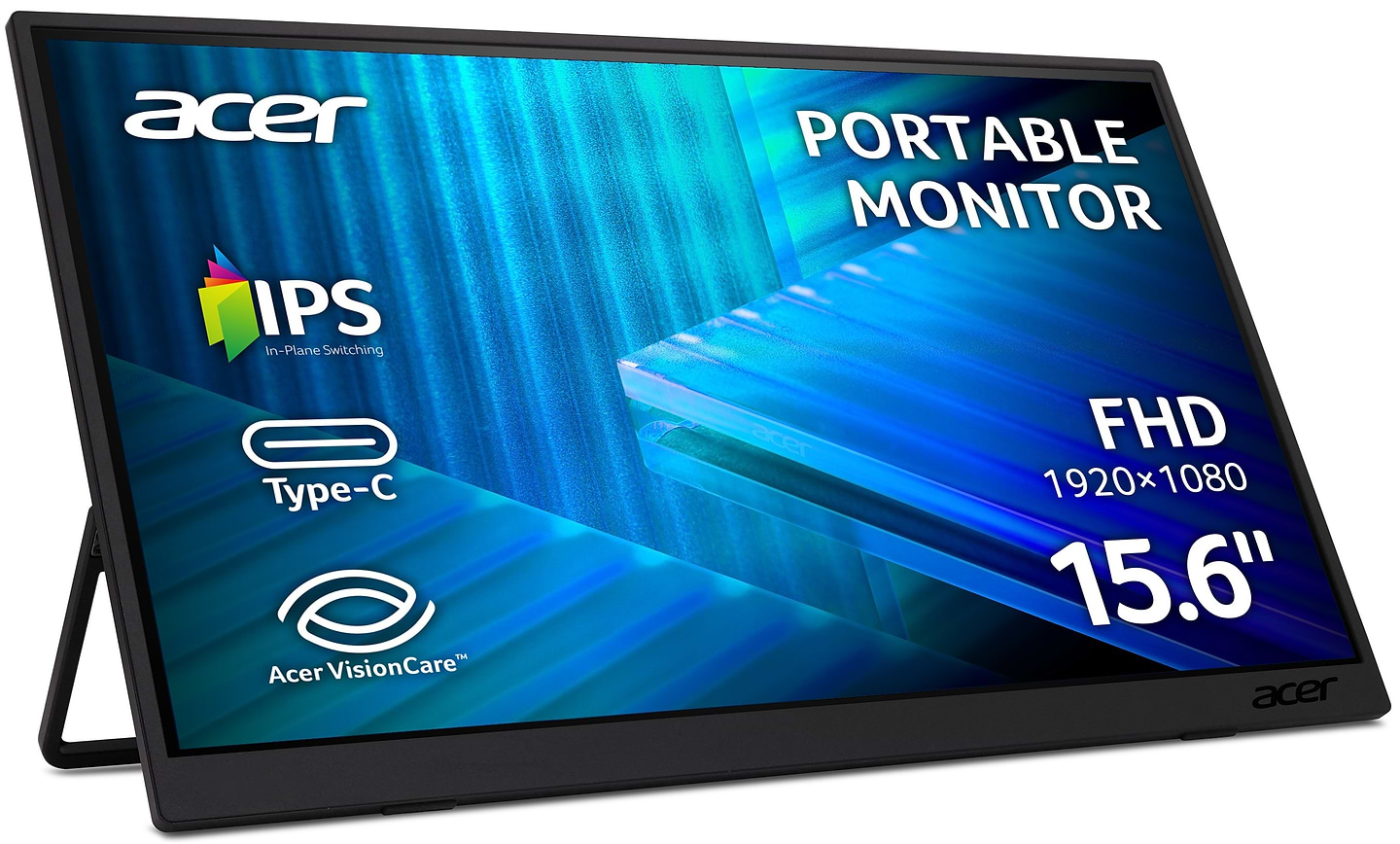 Монітор Acer PM161QJ2bmiuux (UM.ZP1EE.201)