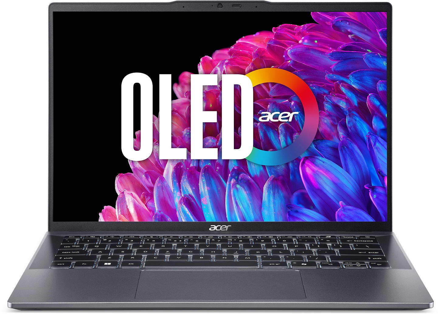 Ноутбук Acer Swift Go 14 SFG14-63 (NX.KYLEU.002) Steel Gray - Фото 1