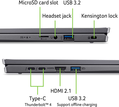 Фото - Ноутбук Acer Swift Go 16 SFG16-72-53VK (NX.KYAEU.001) Steel Gray