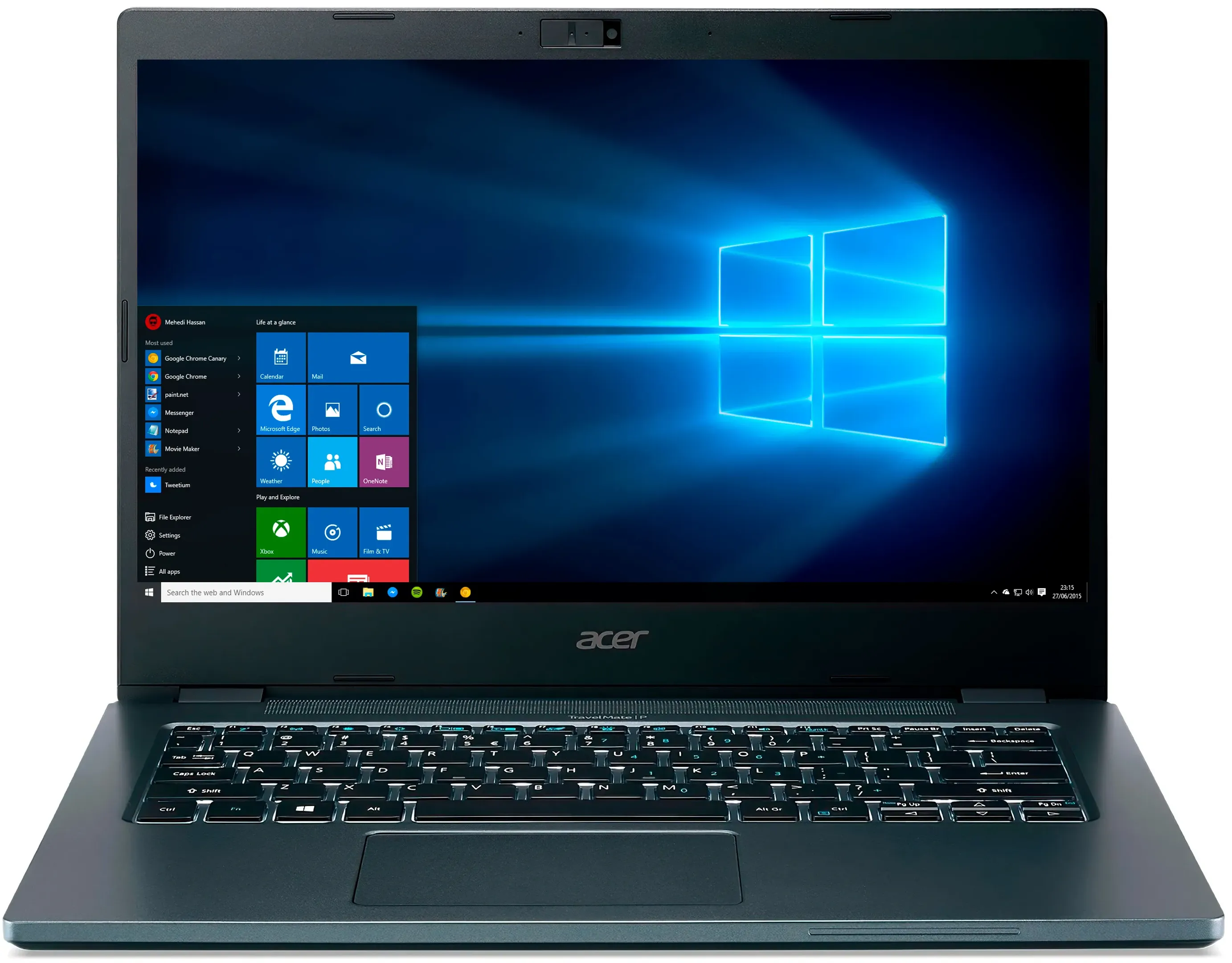 Ноутбук Acer TravelMate P4 TMP414-51 (NX.VPAEU.00B) Blue - Фото 1