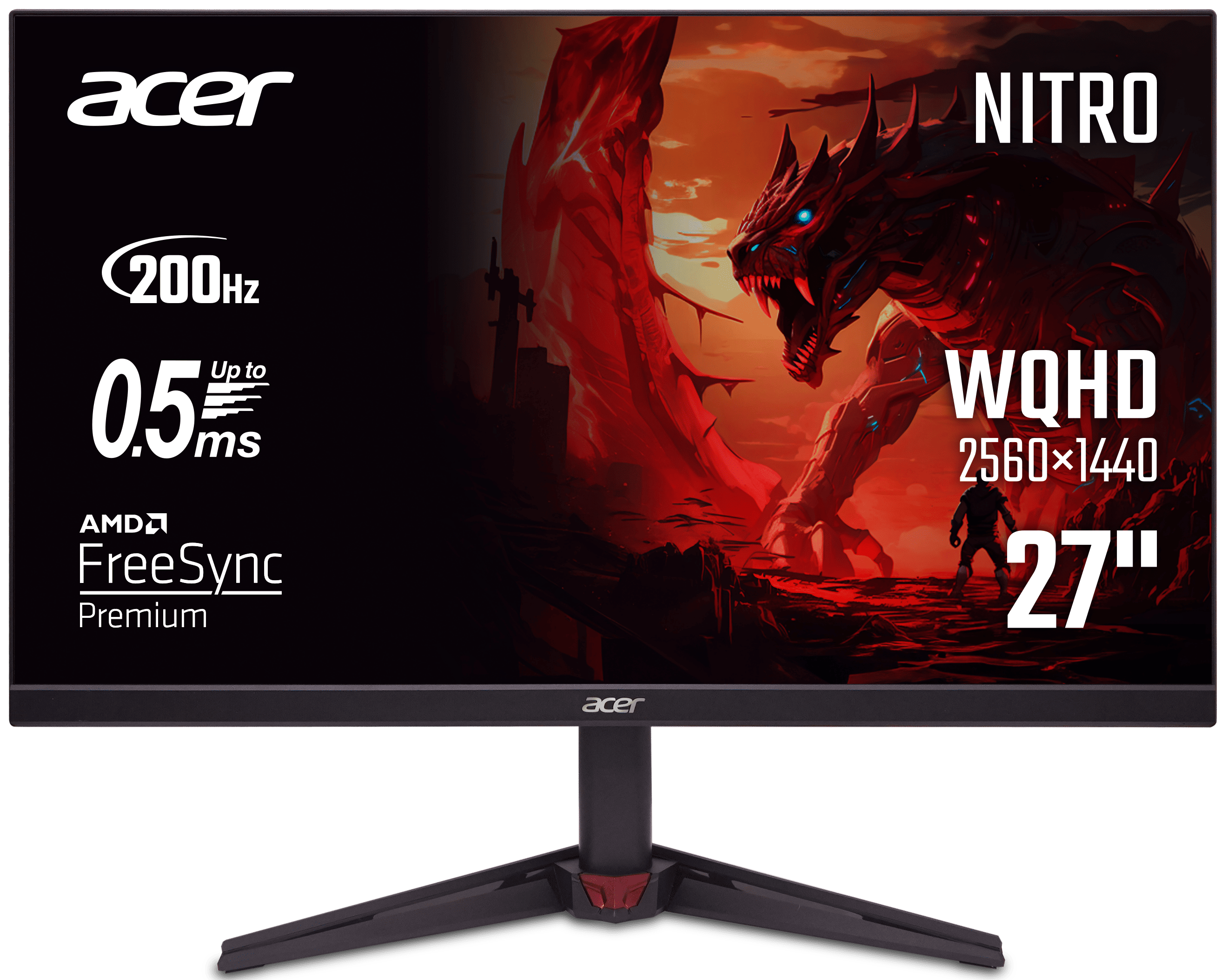 Монитор игровой Acer VG270UX1bmiipx (UM.HV0EE.105)