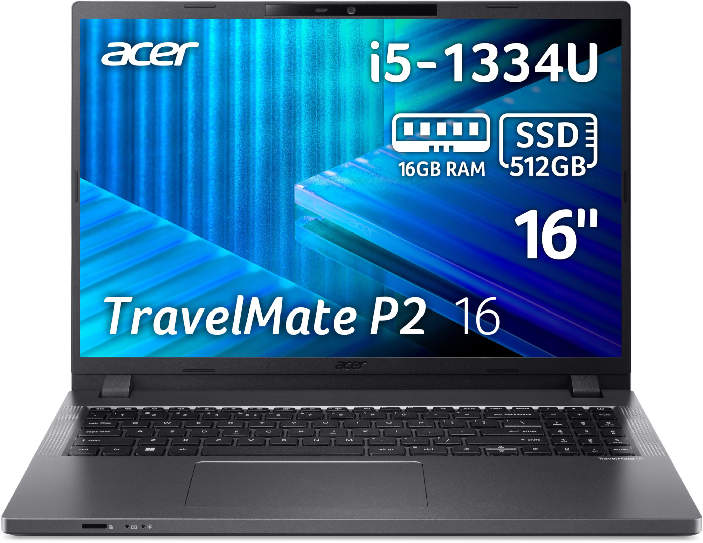 Ноутбук Acer TravelMate P2 TMP216-51 (NX.BTWEU.001) Grey