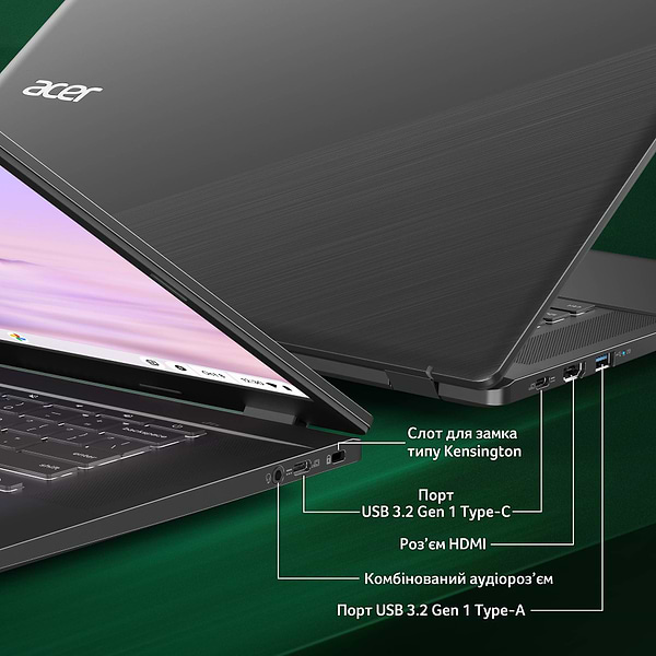 Фото - Ноутбук Acer Chromebook Plus CB515-2H (NX.KNUEU.001) Silver