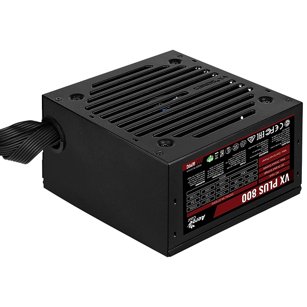 Фото - Блок питания для ПК AEROCOOL VX Plus Stealth 800 (ACPN-VS80AEY.12)
