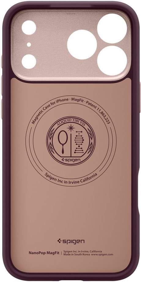 Фото - Чехол для смартфона Spigen for iPhone 17 Pro Max, Nano Pop MagFit, Burgundy Bean (ACS10261)