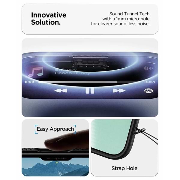 Фото - Чехол для смартфона Spigen for iPhone 17 Air, Liquid Air, Matte Black (ACS10302)