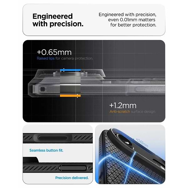 Фото - Чехол для смартфона Spigen for iPhone 17 Air, Liquid Air, Matte Black (ACS10302)