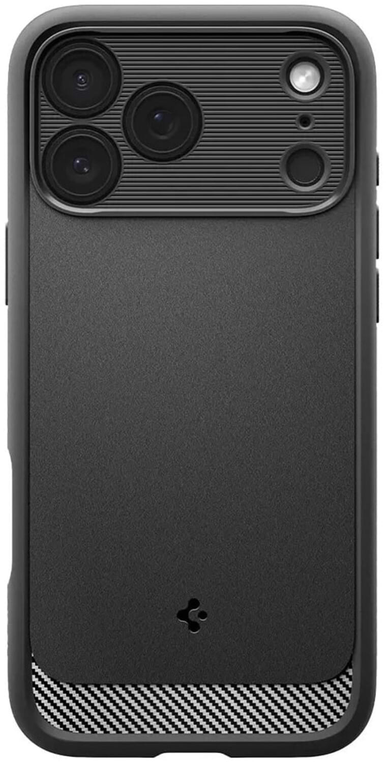 Чохол для смартфону Spigen for iPhone 17 Pro, Rugged Armor MagFit, Matte Black (ACS10329) - Фото 1