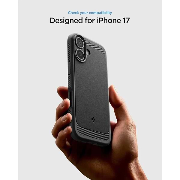 Фото - Чехол для смартфона Spigen for iPhone 17, Rugged Armor MagFit, Matte Black (ACS10367)