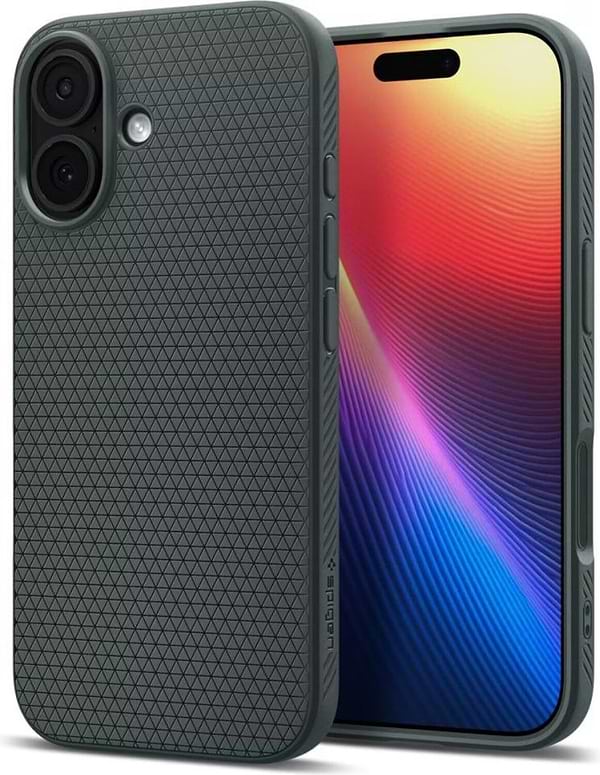 Фото - Чохол для смартфону Spigen for iPhone 17, Liquid Air, Abyss Green (ACS10371)