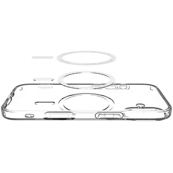 Фото - Чохол для смартфону Spigen for iPhone 17, Liquid Crystal MagFit, Clear White (ACS10397)