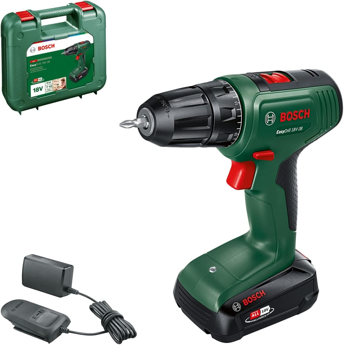 Дриль-шуруповерт Bosch EasyImpact 18V-38 (0.603.9D8.003) - Фото 1