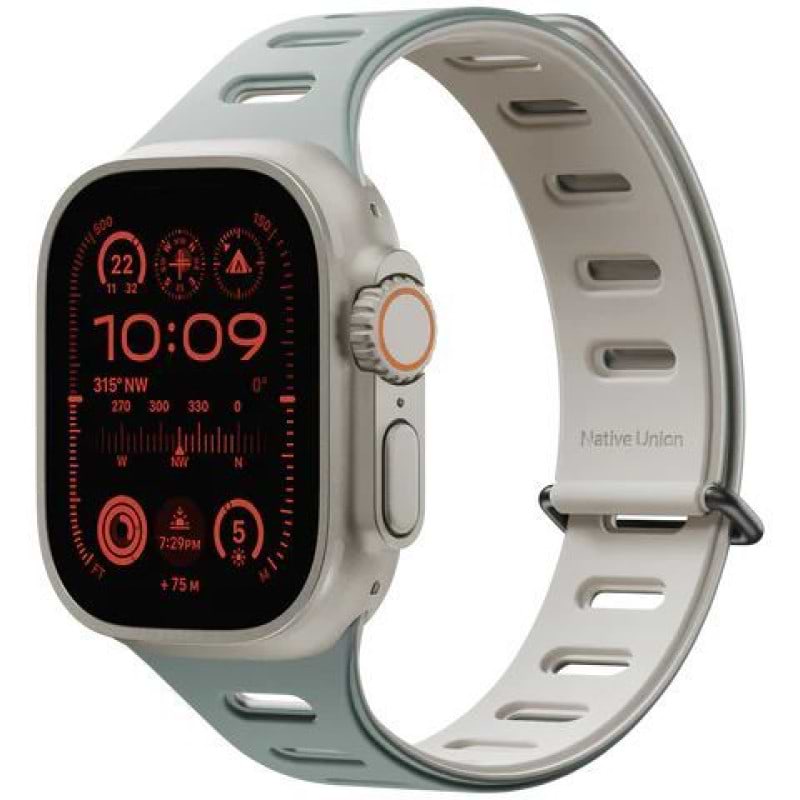 Ремінець для смарт-годинника Native Union Active Magnetic Band Slate Green for Apple Watch 49/45/44mm (ACTBAND-AW-L-GRNS)