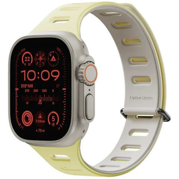 Фото - Ремінець для смарт-годинника Native Union Active Magnetic Band Lemon for Apple Watch 49/45/44mm (ACTBAND-AW-L-LMOS)