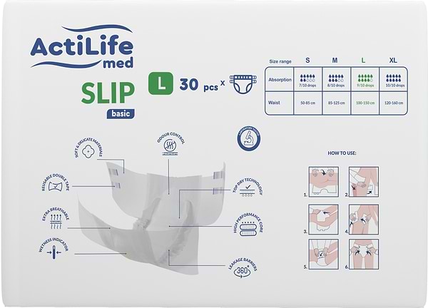 Фото - Підгузки для дорослих Actilife med Basic L, 30 шт (981662)