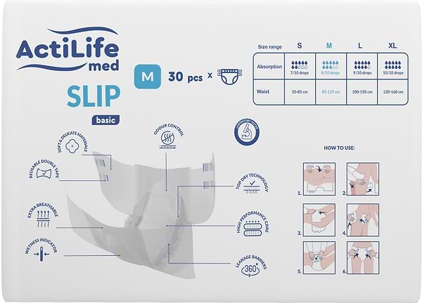 Фото - Підгузки для дорослих Actilife med Basic M, 30 шт (981679)