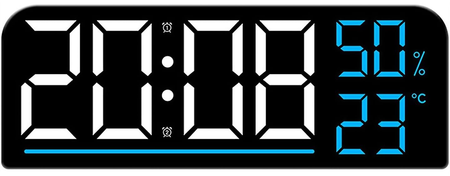 Настільний годинник Action Black (GH8027-act)