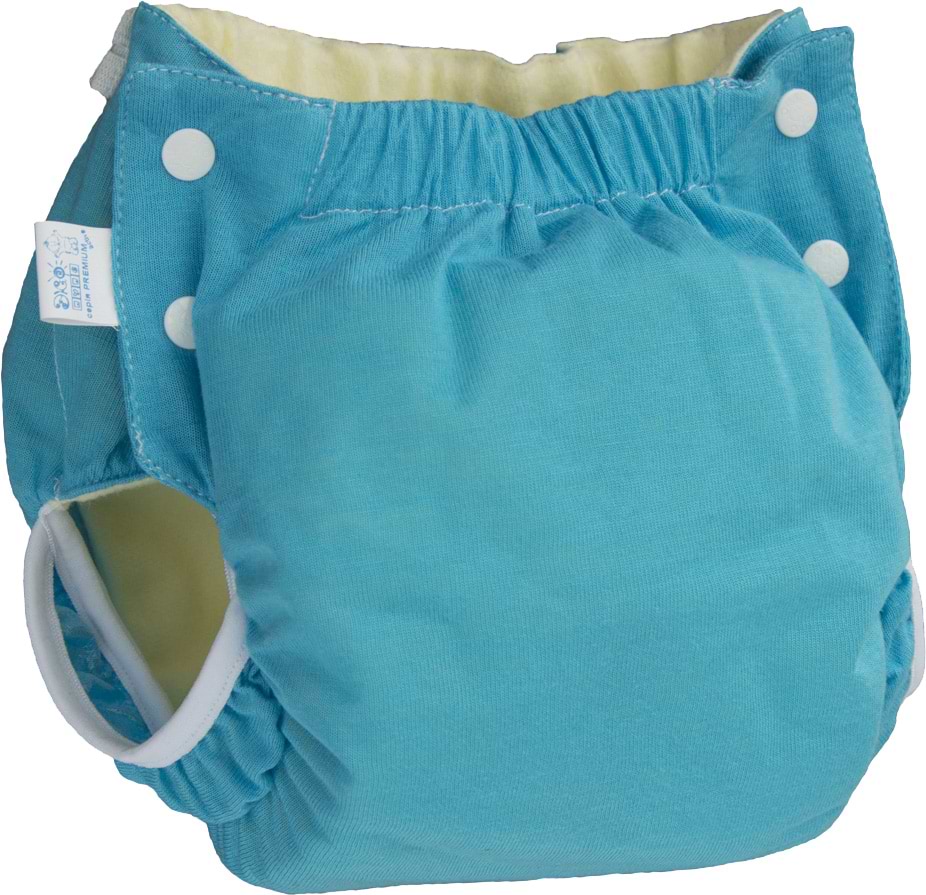 Підгузок багаторазовий ЕКО ПУПС Active Premium 7-13 (72-80), з вкладишем Abso Maxi (Бірюзовий) (ТП3ВК4-3бз)